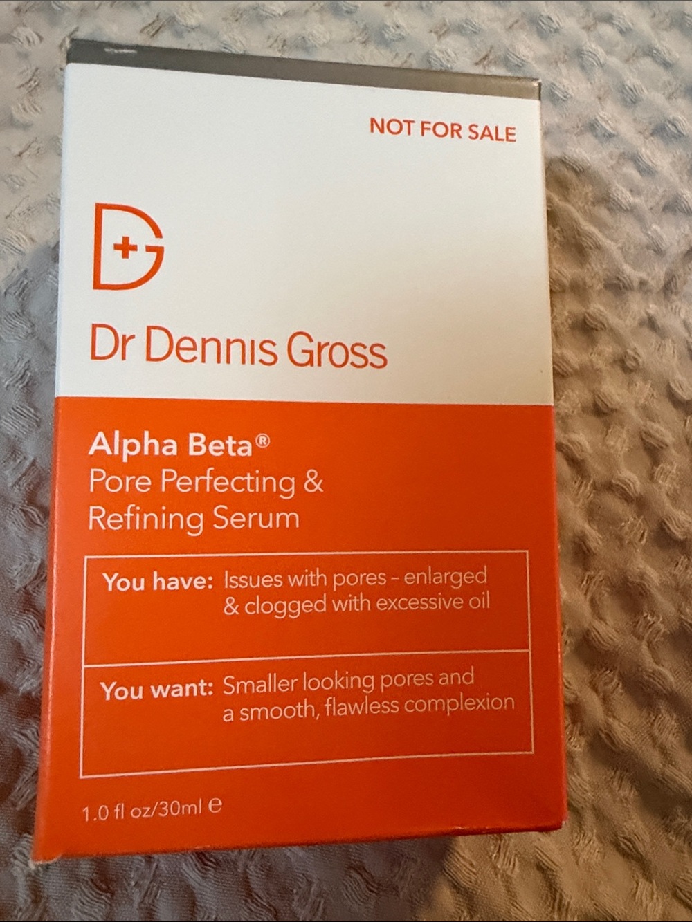 Dr Dennis Gross Alpha Beta Pore Perfecting & Refining Serum — Orange/White
